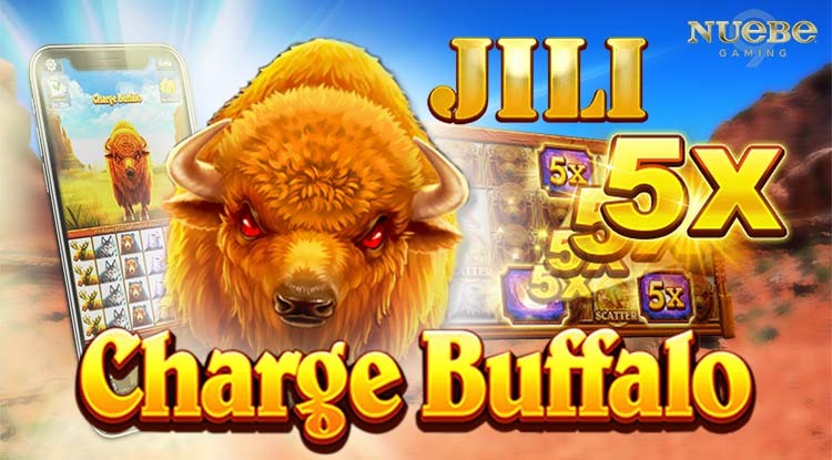 Top 10 slot machine:NO.7: Charge Buffalo by JILI – 97.35% RTP