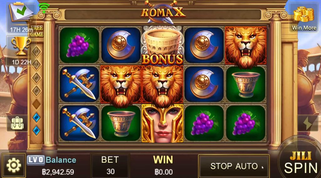 Features of ROMA X Slot Game by JILI