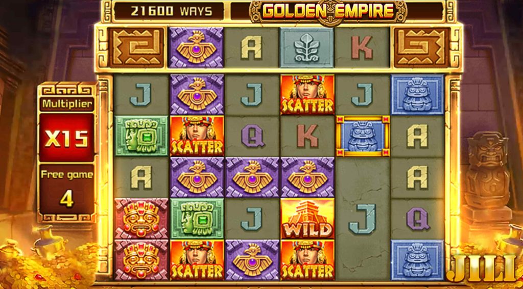 Golden Empire slot game features pic