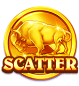 Charge Buffalo slot symbol:Scatter symbol