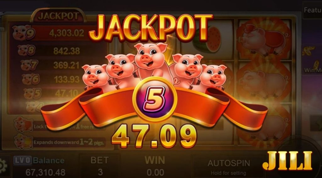 How to win and get jackpot in Fortune Pig?