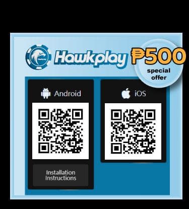 Join HawkPlay to get ₱500!