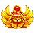 Scarab symbol in Golden Queen by Jili Games